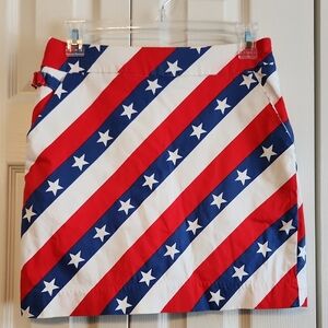 Royal & Awesome USA Stars And Stripes Tennis Skirt